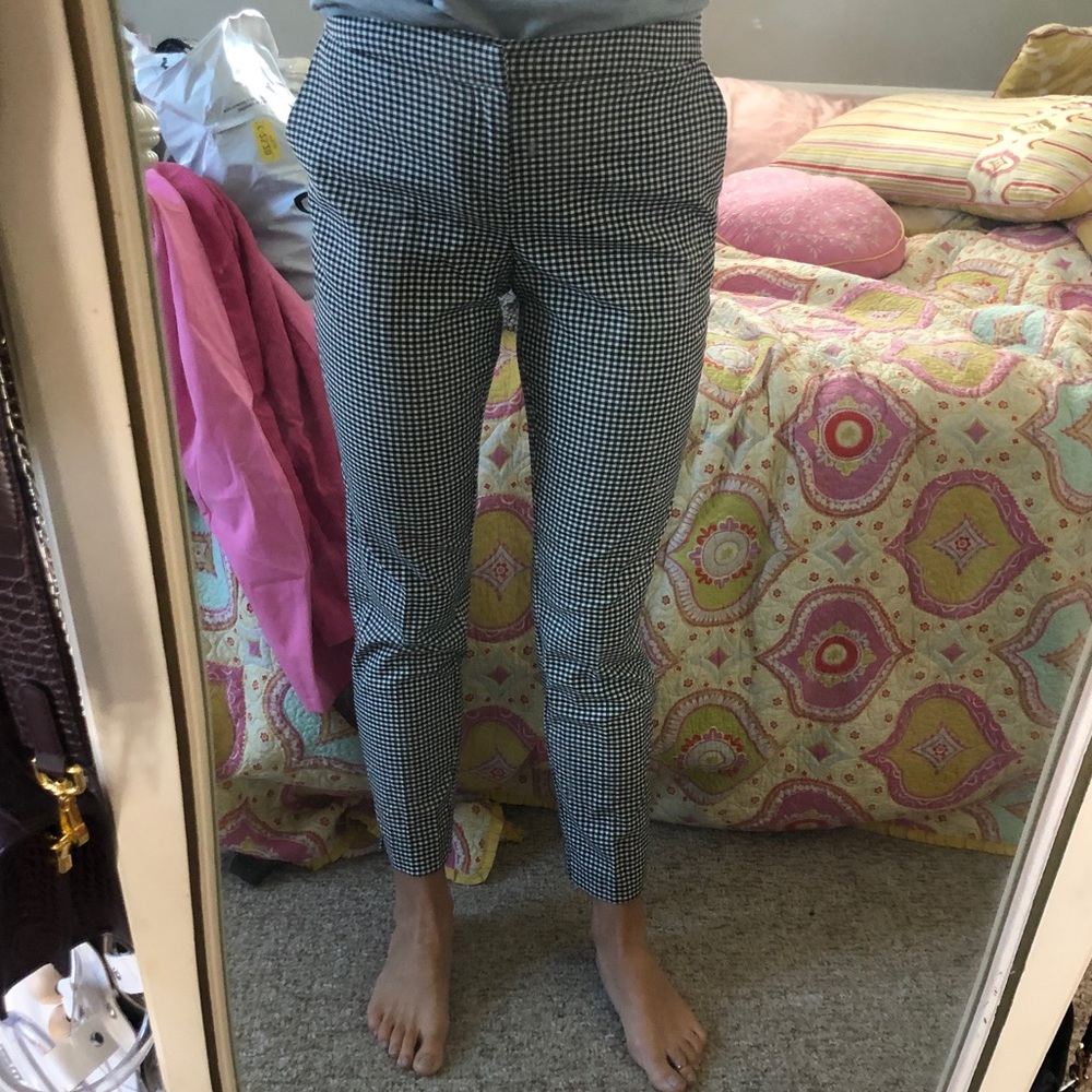 Plaid 7/8 pants